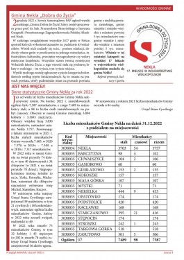 Przegląd Nekielski 01 / 2023 strona 3