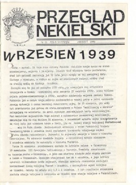 Przegląd Nekielski 09 / 1991 strona 1
