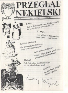 Przegląd Nekielski 02 / 1992 strona 1