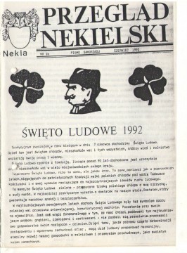 Przegląd Nekielski 06 / 1992 strona 1