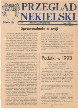 Przegląd Nekielski 02 / 1993 strona 1