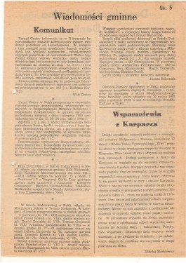 Przegląd Nekielski 03 / 1993 strona 5