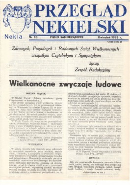 Przegląd Nekielski 04 / 1993 strona 1