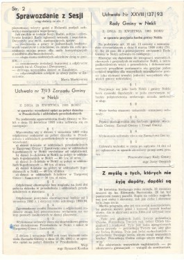 Przegląd Nekielski 05 / 1993 strona 2