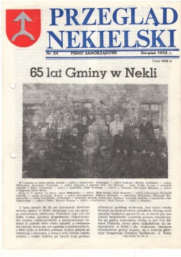 Przegląd Nekielski 08 / 1993 strona 1