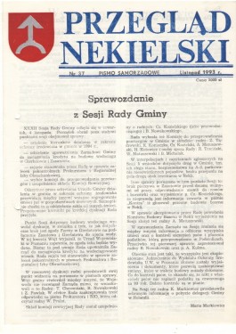 Przegląd Nekielski 11 / 1993 strona 1