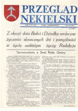 Przegląd Nekielski 01 / 1994 strona 1