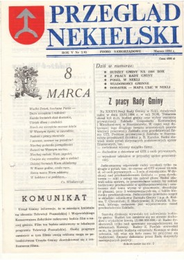 Przegląd Nekielski 03 / 1994 strona 1