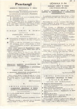 Przegląd Nekielski 05 / 1994 strona 3