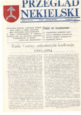 Przegląd Nekielski 06 / 1994 strona 1