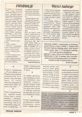Przegląd Nekielski 09 / 1994 strona 5