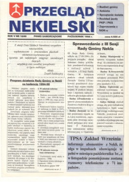 Przegląd Nekielski 10 / 1994 strona 1