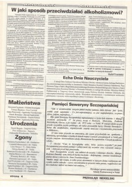 Przegląd Nekielski 11 / 1994 strona 4