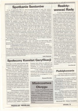 Przegląd Nekielski 11 / 1994 strona 5