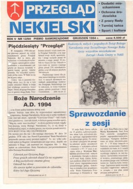 Przegląd Nekielski 12 / 1994 strona 1