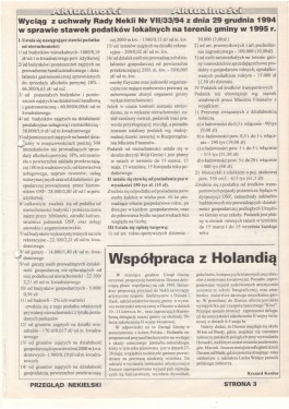 Przegląd Nekielski 01 / 1995 strona 3