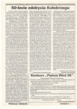 Przegląd Nekielski 04 / 1995 strona 3