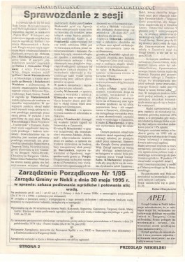 Przegląd Nekielski 06 / 1995 strona 2