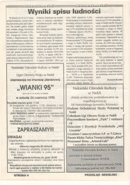 Przegląd Nekielski 06 / 1995 strona 4