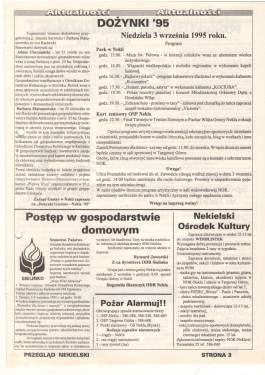 Przegląd Nekielski 08 / 1995 strona 3