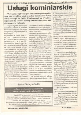 Przegląd Nekielski 08 / 1995 strona 5