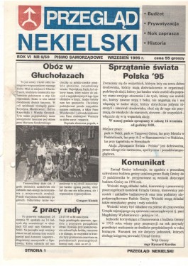Przegląd Nekielski 09 / 1995 strona 1