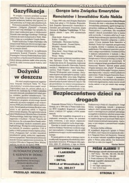Przegląd Nekielski 09 / 1995 strona 3