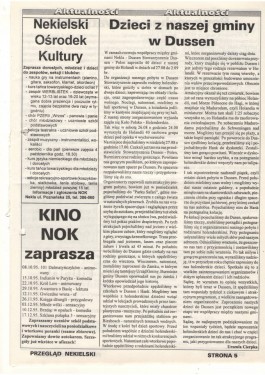 Przegląd Nekielski 09 / 1995 strona 5