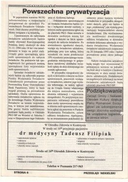 Przegląd Nekielski 09 / 1995 strona 6