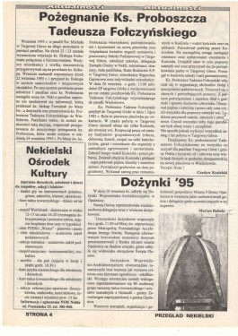 Przegląd Nekielski 10 / 1995 strona 4
