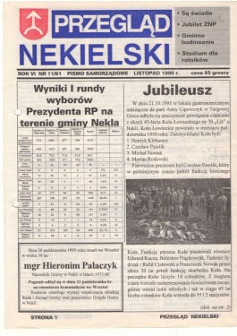 Przegląd Nekielski 11 / 1995 strona 1