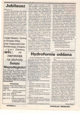 Przegląd Nekielski 11 / 1995 strona 2