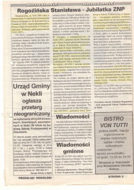 Przegląd Nekielski 11 / 1995 strona 3