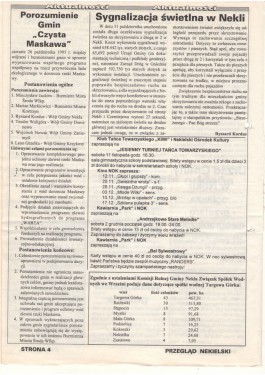 Przegląd Nekielski 11 / 1995 strona 4