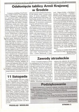 Przegląd Nekielski 12 / 1995 strona 3