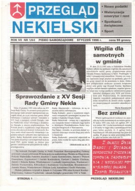 Przegląd Nekielski 01 / 1996 strona 1