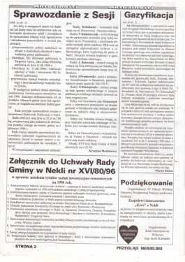 Przegląd Nekielski 02 / 1996 strona 2