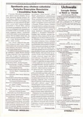 Przegląd Nekielski 02 / 1996 strona 3