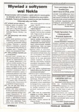 Przegląd Nekielski 02 / 1996 strona 4