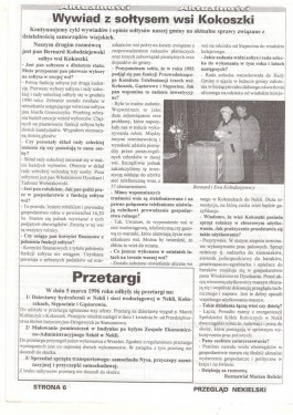 Przegląd Nekielski 03 / 1996 strona 6