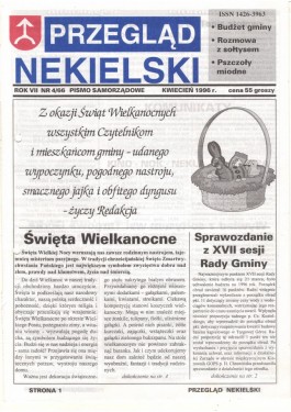 Przegląd Nekielski 04 / 1996 strona 1