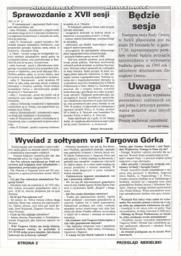 Przegląd Nekielski 04 / 1996 strona 2