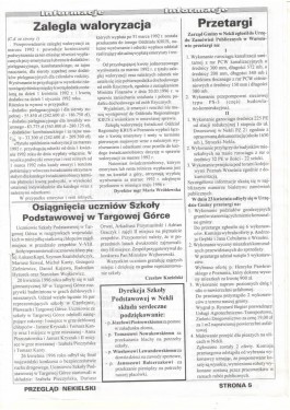 Przegląd Nekielski 05 / 1996 strona 5
