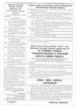 Przegląd Nekielski 05 / 1996 strona 6