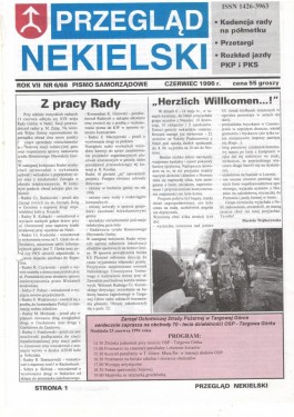 Przegląd Nekielski 06 / 1996 strona 1
