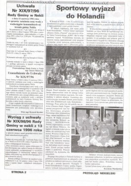 Przegląd Nekielski 06 / 1996 strona 2