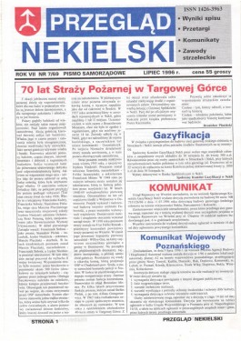 Przegląd Nekielski 07 / 1996 strona 1