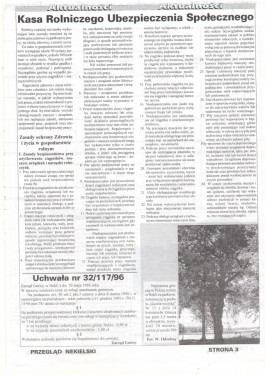 Przegląd Nekielski 07 / 1996 strona 3