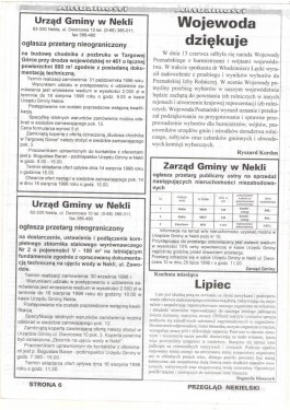 Przegląd Nekielski 07 / 1996 strona 6