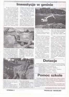 Przegląd Nekielski 08 / 1996 strona 2